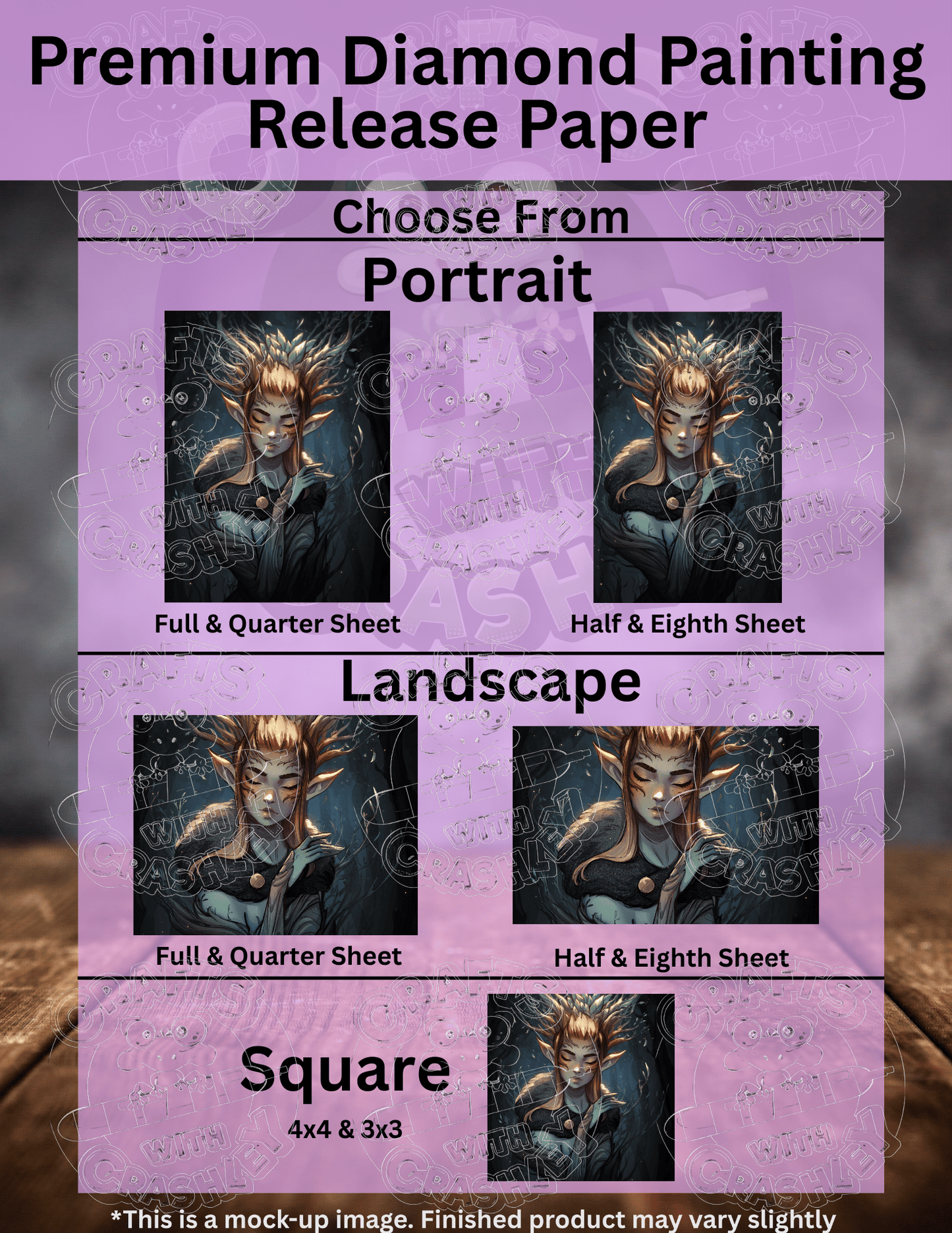 "Darkwood Fae" by ©ChrissaBug Premium Accessories for Diamond Painting