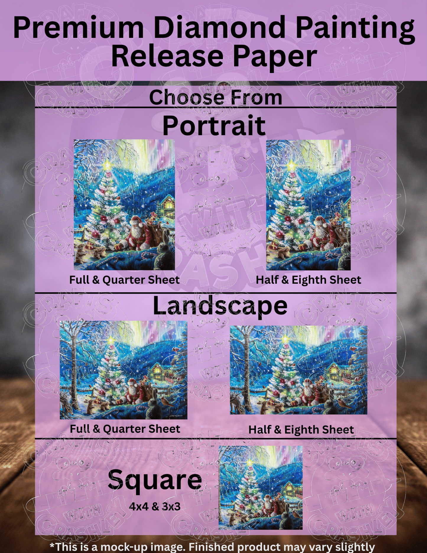 "Christmas Scene" by ©Dakota Daetwiler Premium Accessories for Diamond Painting