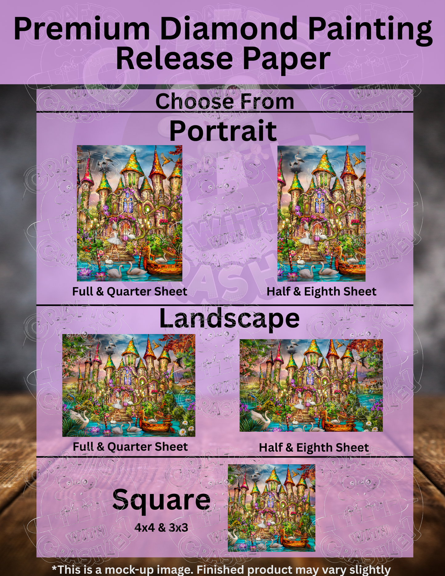 "Swan Lake Castle" by ©Ciro Marchetti Premium Accessories for Diamond Painting