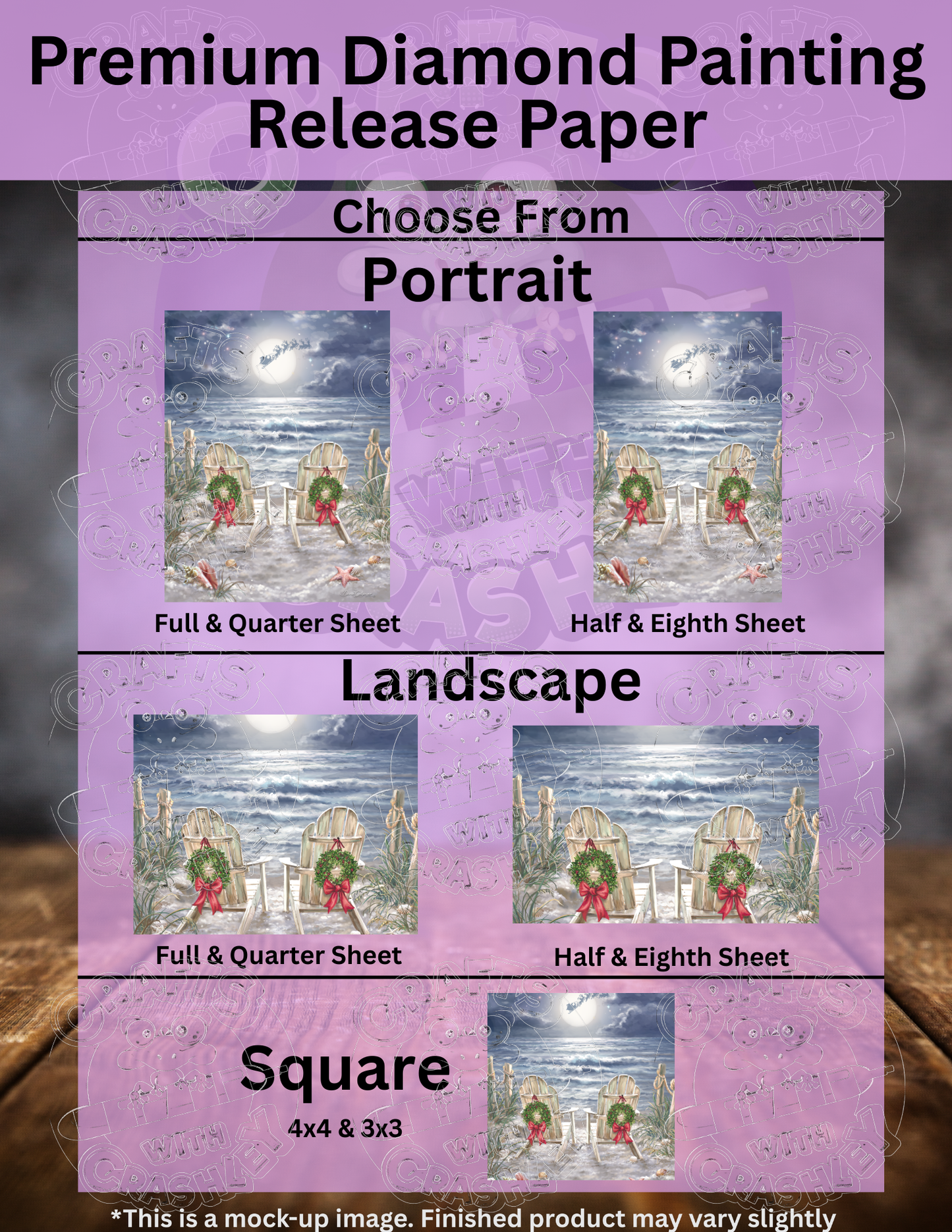 "Moonlight Christmas" by ©Dona Gelsinger Premium Accessories for Diamond Painting