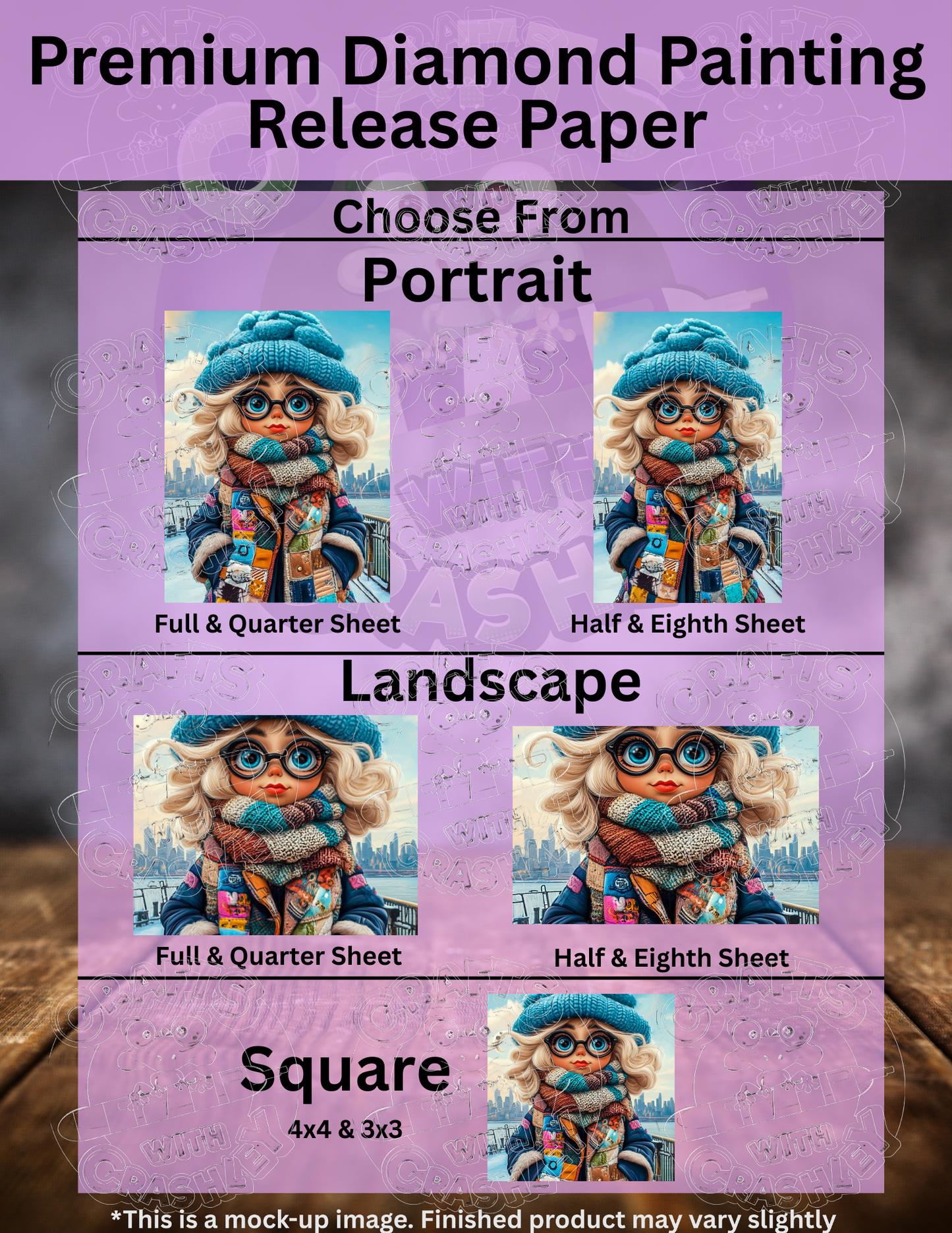 "Edna" by ©Stacy Deal Premium Accessories for Diamond Painting