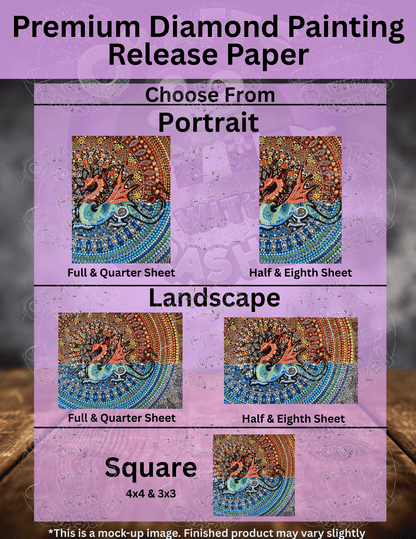 "Fire & Ice" by ©Deborah Malcolm Premium Accessories for Diamond Painting