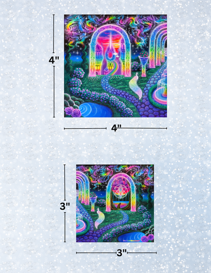 "Cosmic Garden" by Becca Tindol Decorative Diamond Painting Release Papers