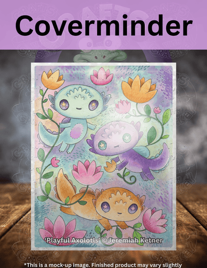 "Playful Axolotls" by ©Jeremiah Ketner Premium Accessories for Diamond Painting