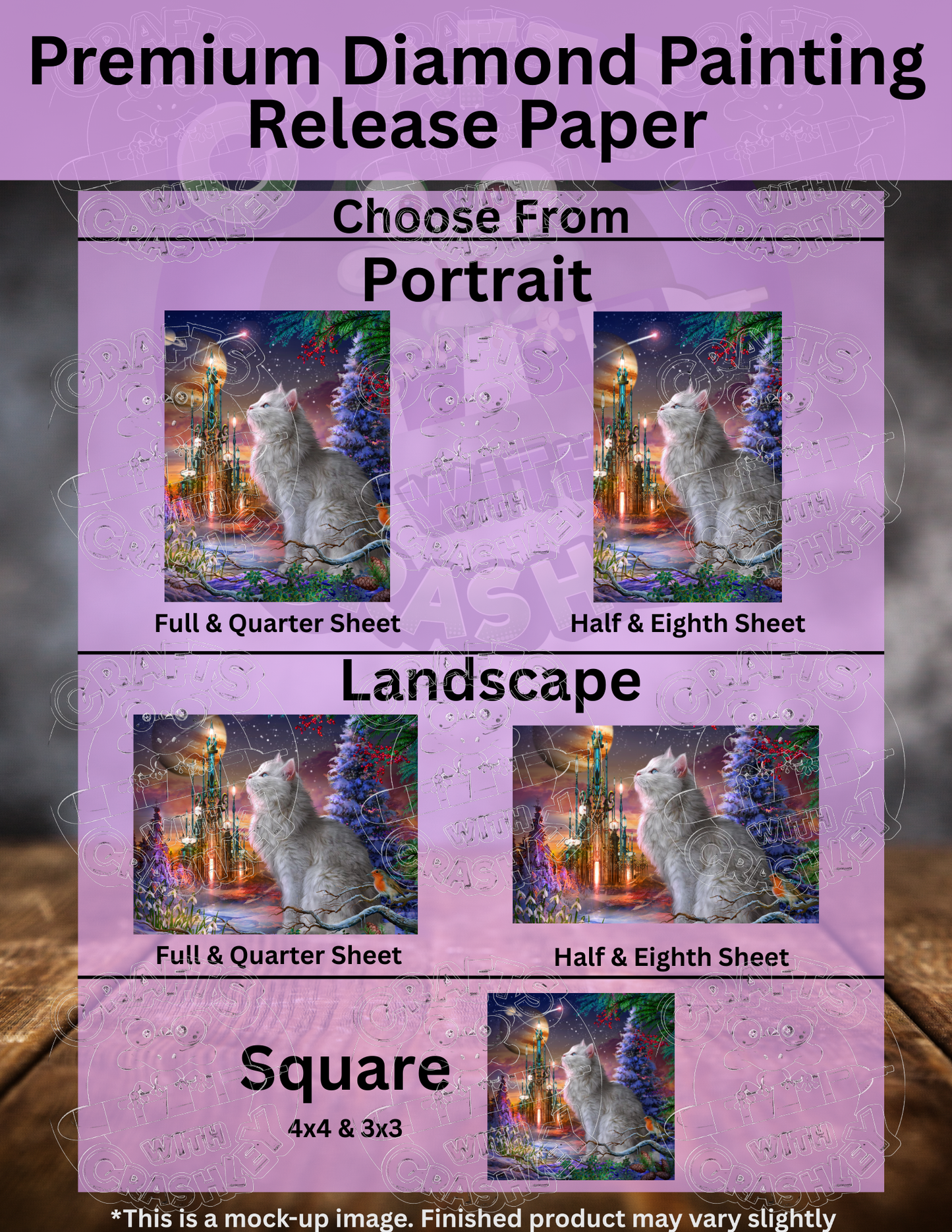 "Winter Cat" by ©Ciro Marchetti Premium Accessories for Diamond Painting