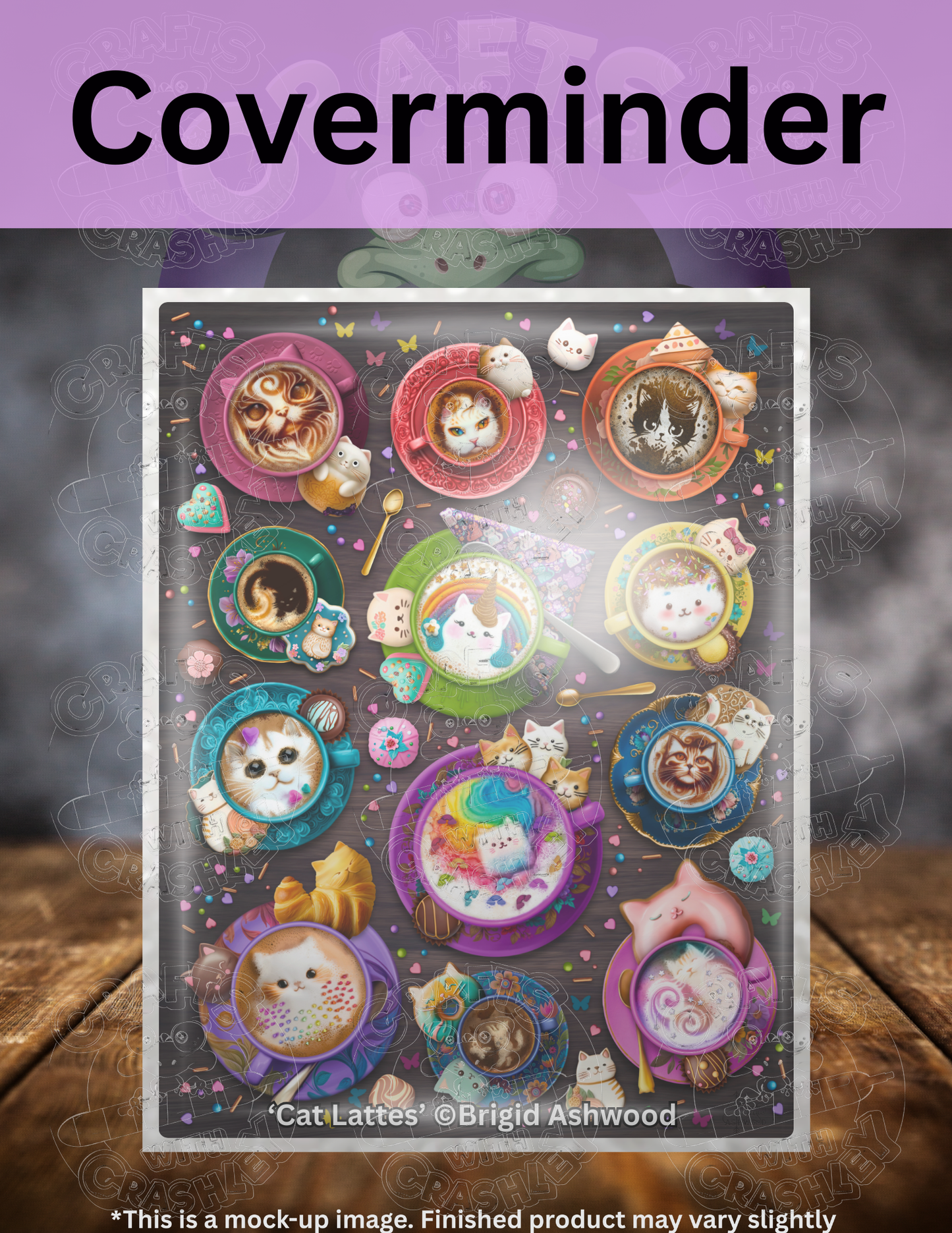 "Cat Lattes" by ©Brigid Ashwood Premium Accessories for Diamond Painting