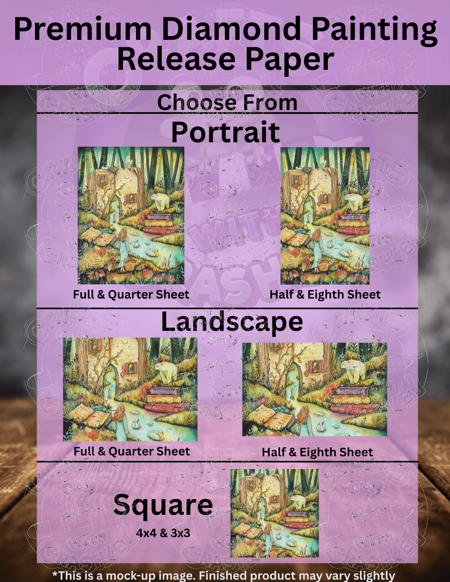 "Going Home for Christmas" by ©Tom Wood Premium Accessories for Diamond Painting