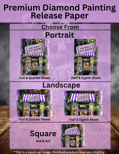 "Ticket to Ride 2026 Chocolatery" Premium Accessories for Diamond Painting