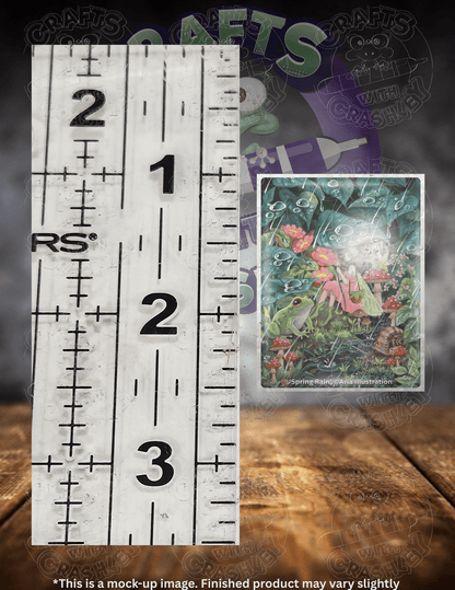 "Spring Rain" by ©Aria Illustration Premium Accessories for Diamond Painting