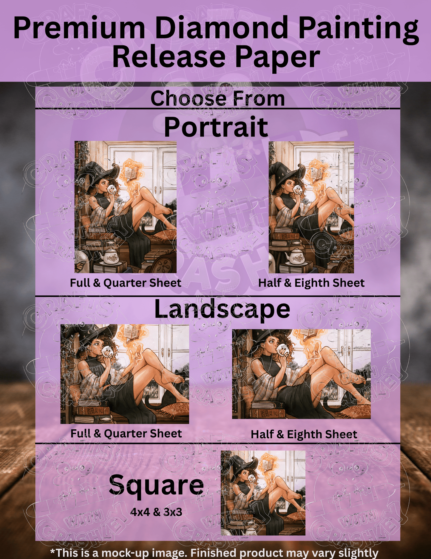 "Warm Witch" by ©Ivy Dolamore Premium Accessories for Diamond Painting