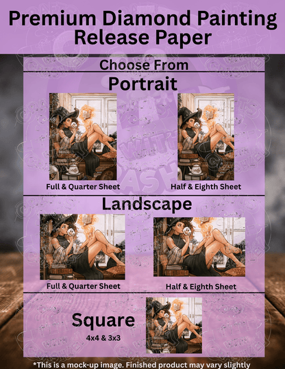 "Warm Witch" by ©Ivy Dolamore Premium Accessories for Diamond Painting