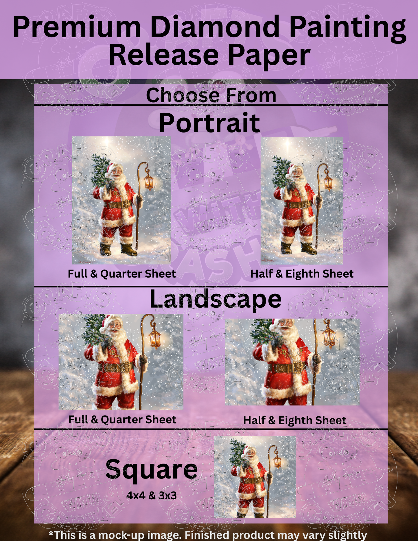 "Father Christmas" by ©Dona Gelsinger Premium Accessories for Diamond Painting