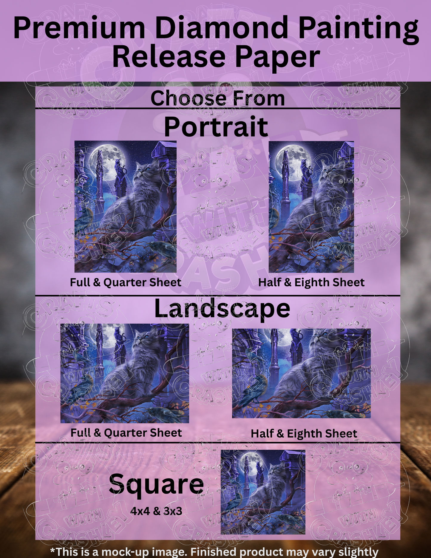 "Cemetery Cat" by ©Ciro Marchetti Premium Accessories for Diamond Painting