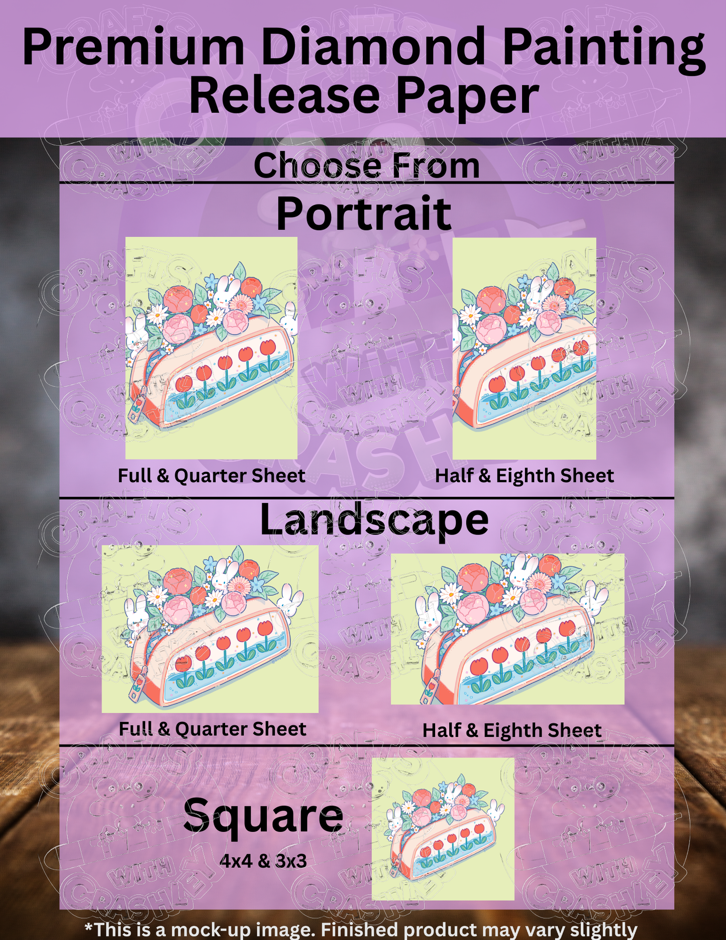 "Forget Me Not" by ©Hiroko Hashimoto Premium Accessories for Diamond Painting