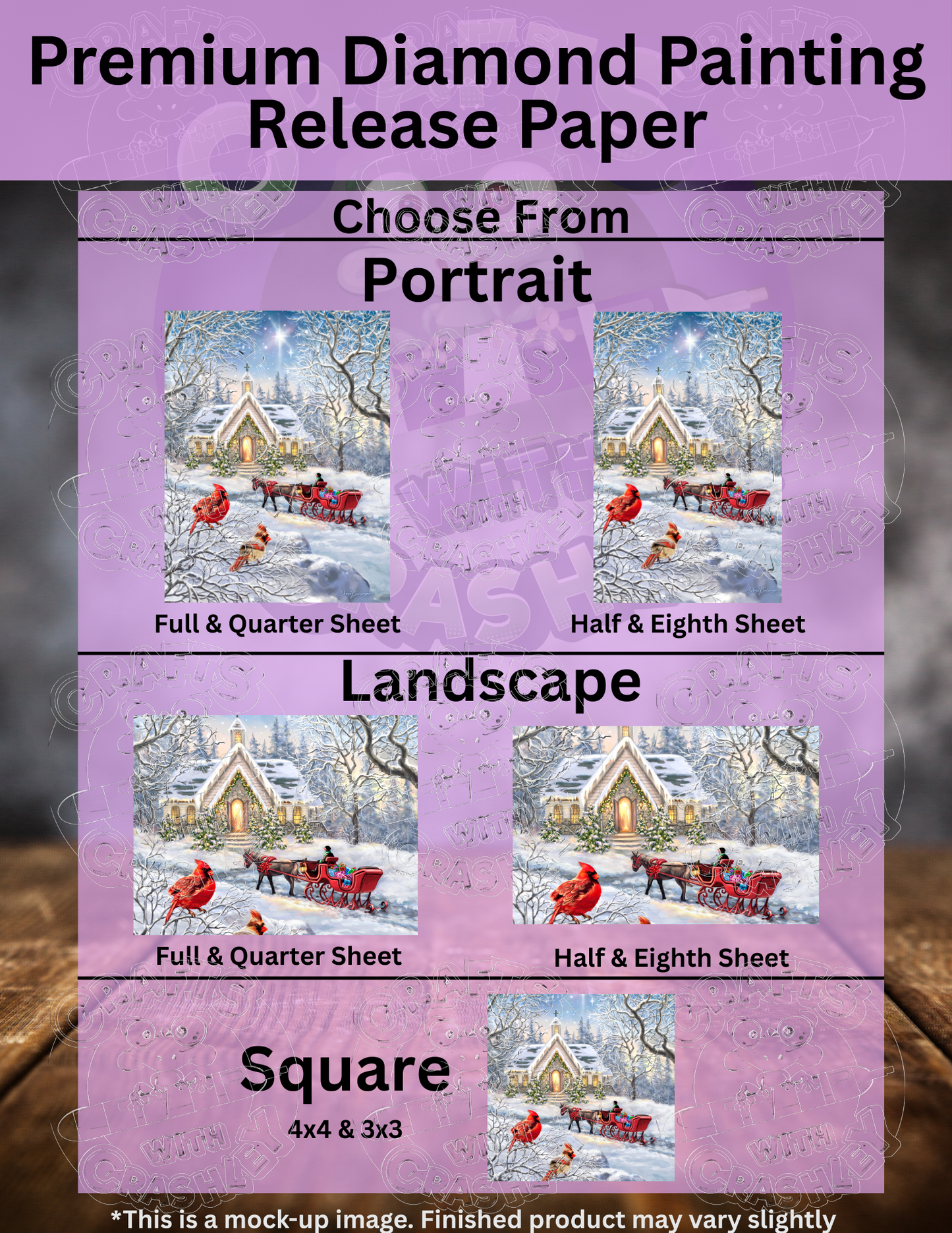 "Sleigh Ride" by ©Dona Gelsinger Premium Accessories for Diamond Painting