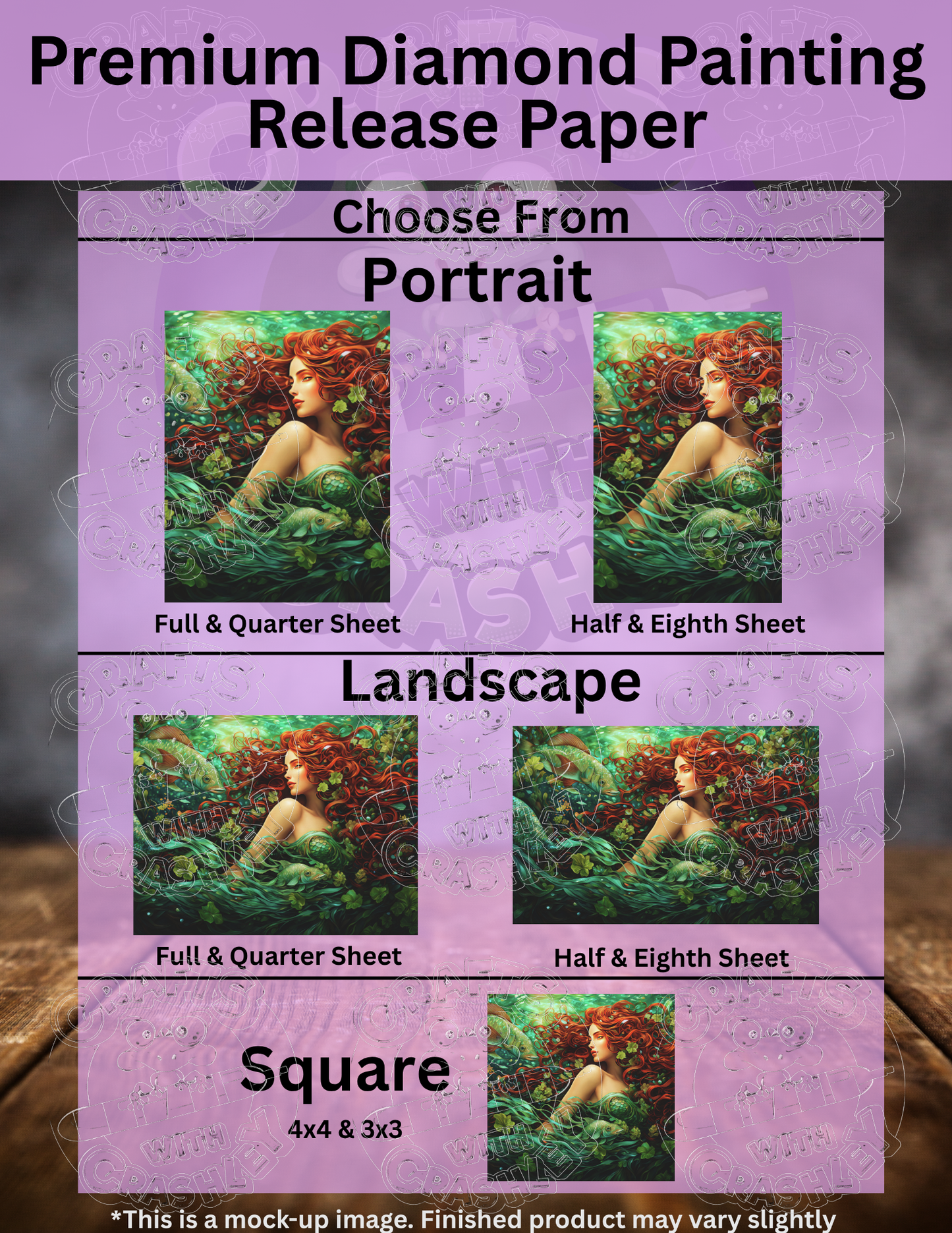 "Ocean Queen" by ©Peggy Collins Premium Accessories for Diamond Painting