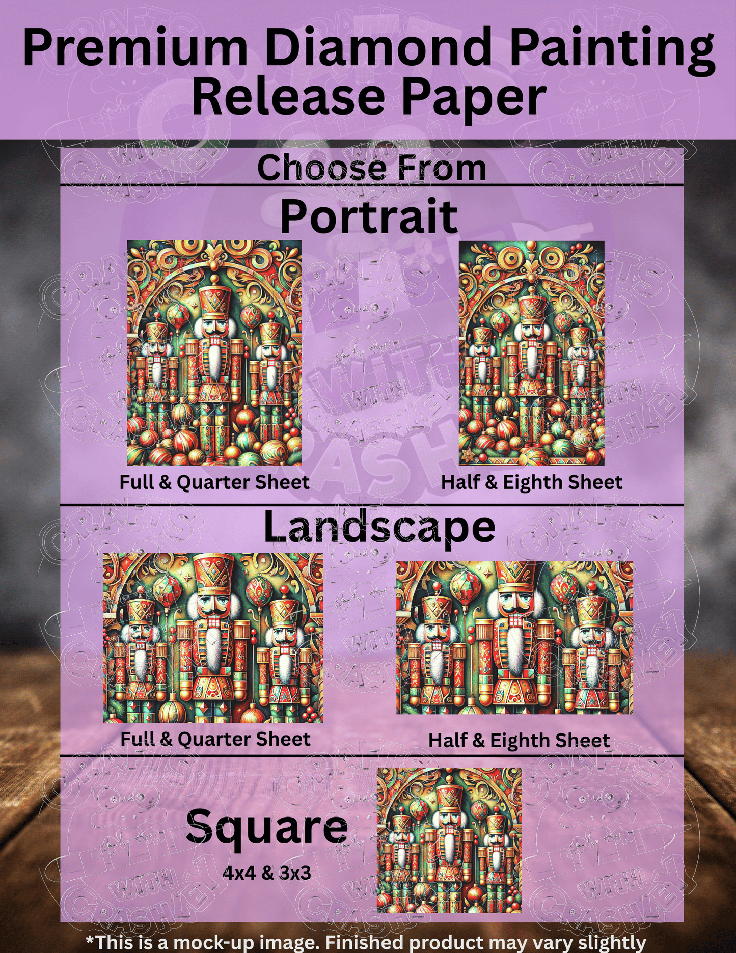 "Nutcrackers on Guard" by ©Peggy Collins Premium Accessories for Diamond Painting