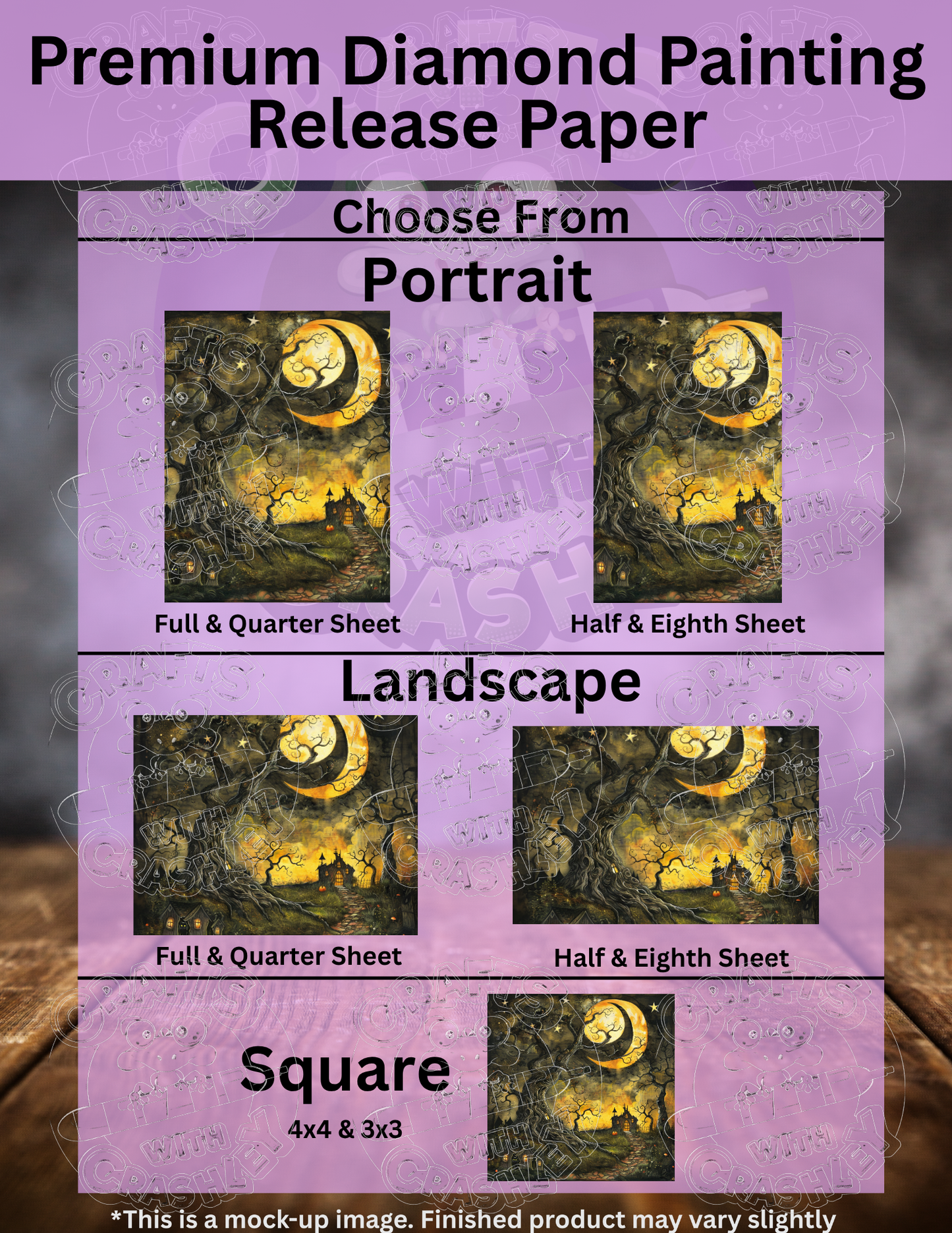 "Happy Fright Night" by ©Claudia McKinney Premium Accessories for Diamond Painting