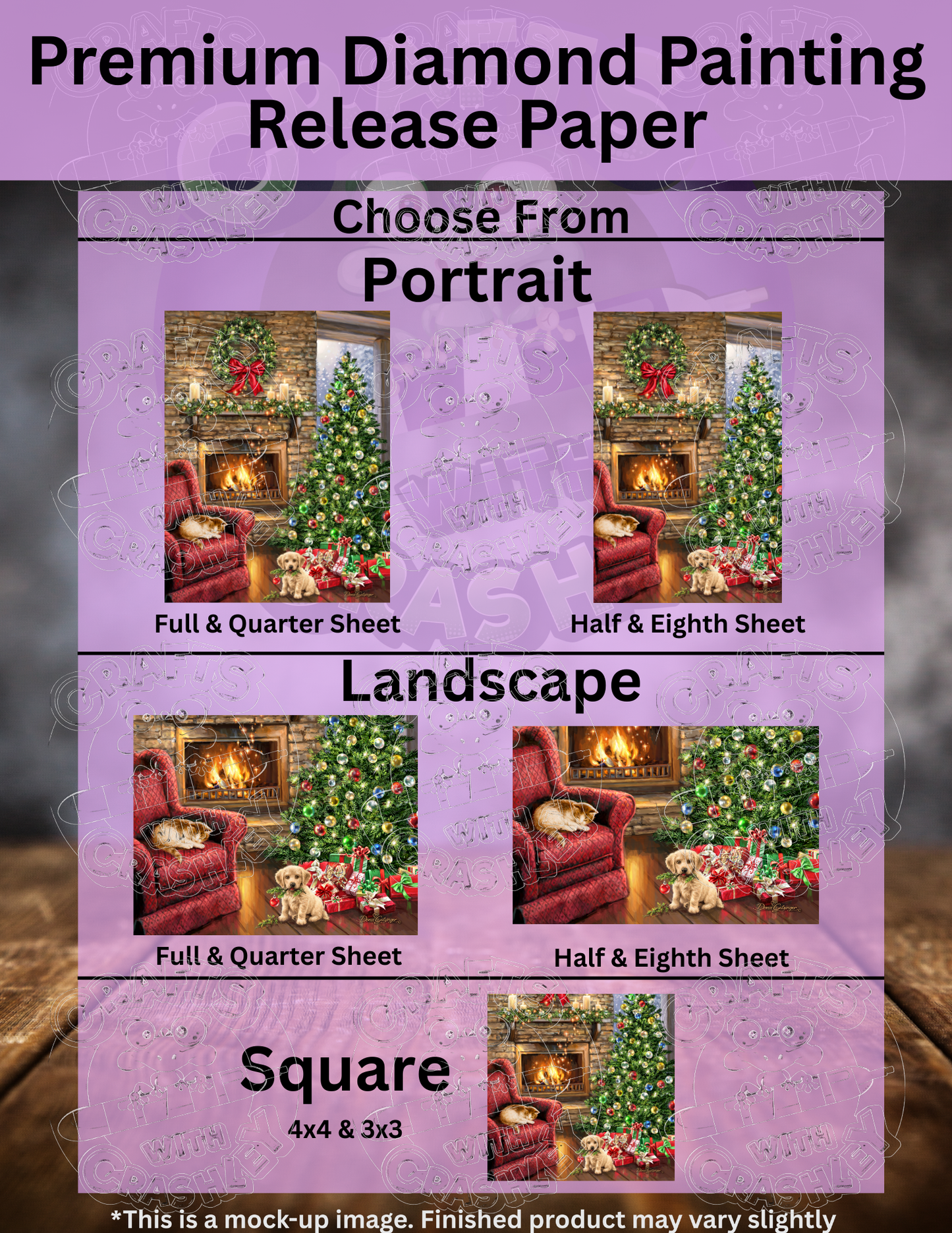 "Fireside Christmas" by ©Dona Gelsinger Premium Accessories for Diamond Painting