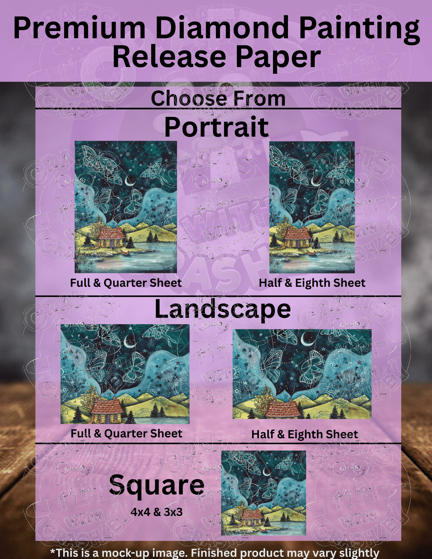 "Big Skies" by ©Kat Fedora Premium Accessories for Diamond Painting