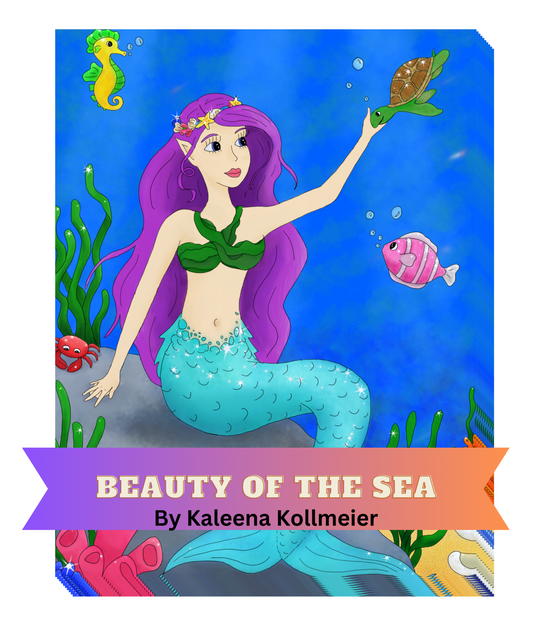 "Beauty of the Sea" by Kaleena Kollmeier Decorative Diamond Painting Release Papers