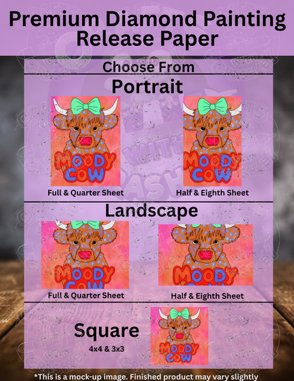 "Moody Cow" by ©Cheryl Carpenter Premium Accessories for Diamond Painting