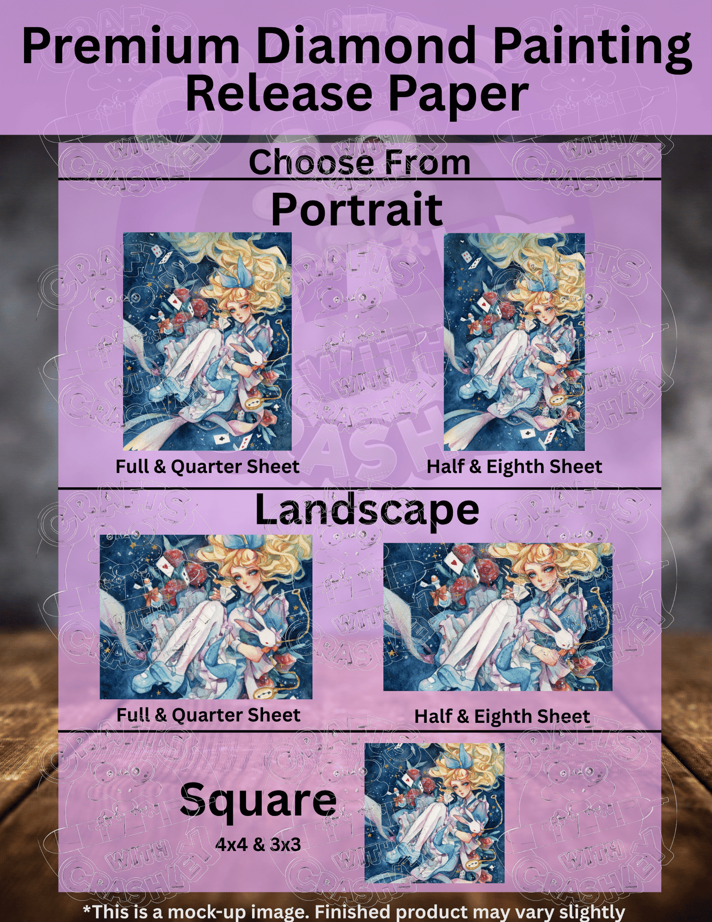 "Down the Rabbit Hole" by ©Margaret Morales Premium Accessories for Diamond Painting