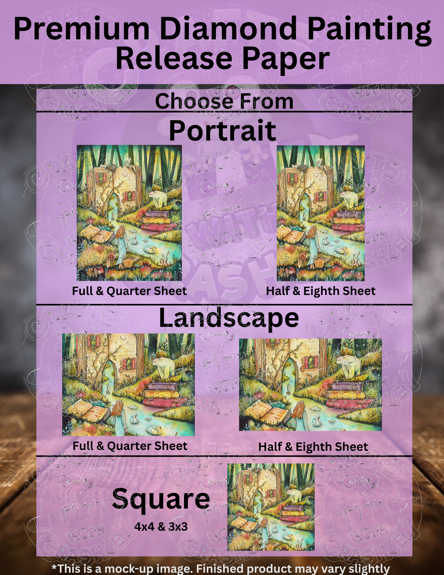 "So Many Chapters" by ©Kat Fedora Premium Accessories for Diamond Painting