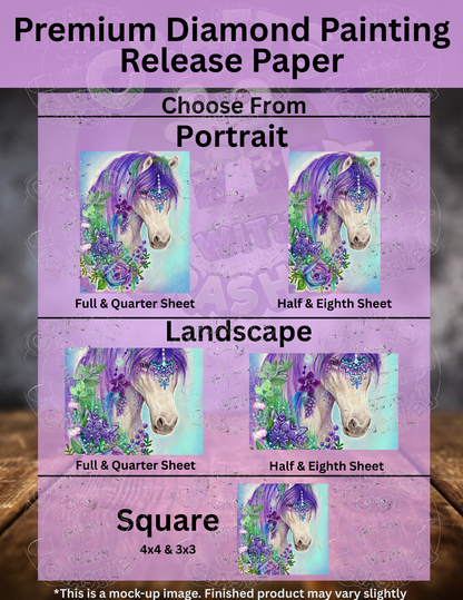 "Gypsy Violet Horse" by ©Sheena Pike Premium Accessories for Diamond Painting