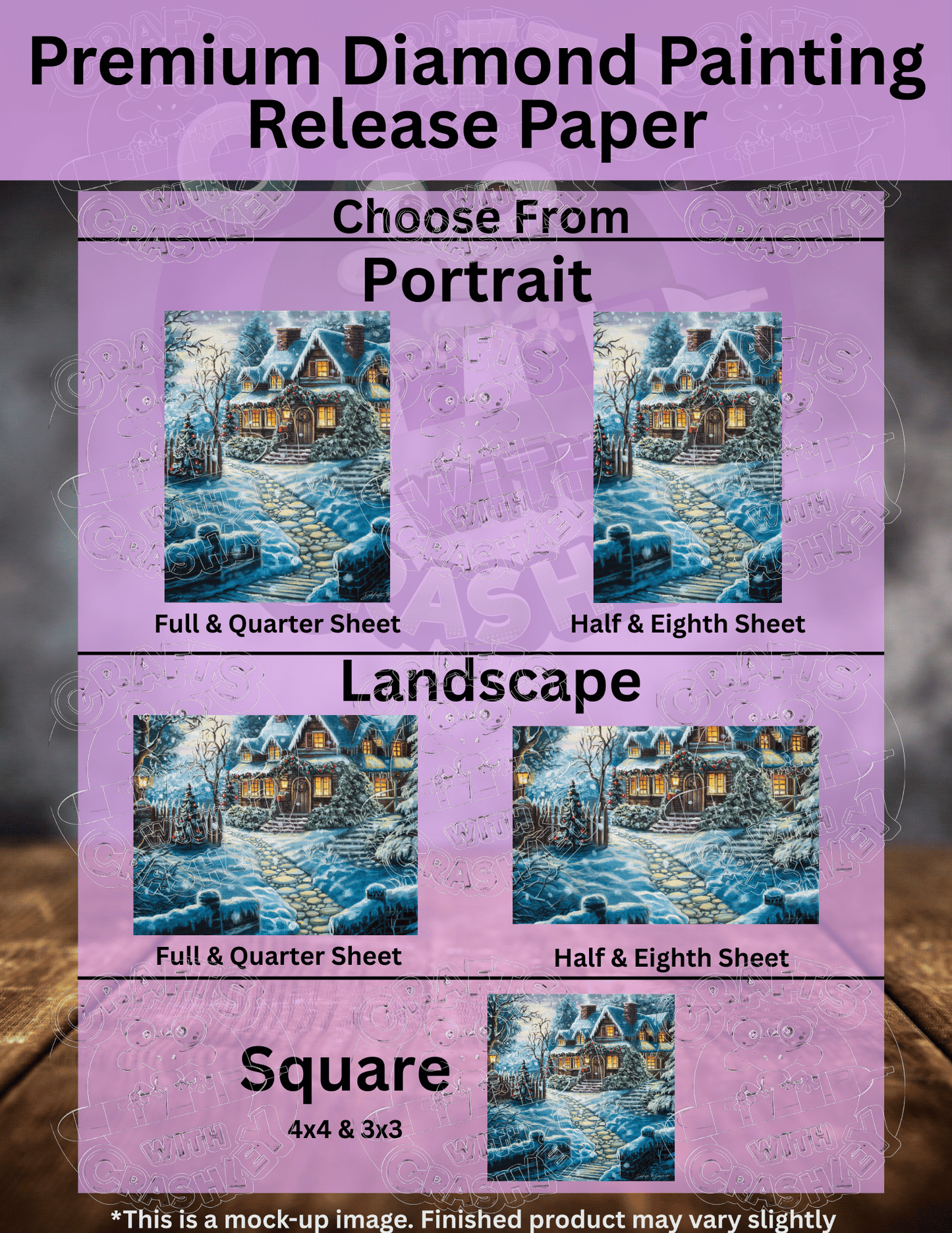 "Home for the Holidays" by ©Dakota Daetwiler Premium Accessories for Diamond Painting