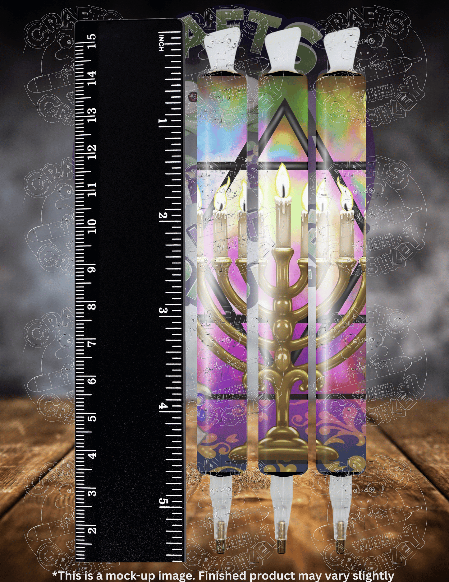 "Happy Hanukkah" by ©Emma Casey Premium Accessories for Diamond Painting