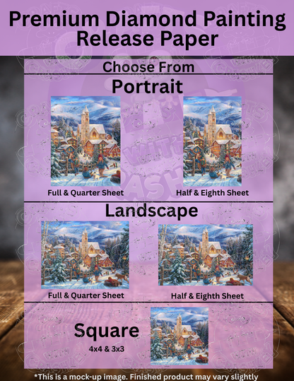 "Sledding to Town" by ©Chuck Pinson Premium Accessories for Diamond Painting