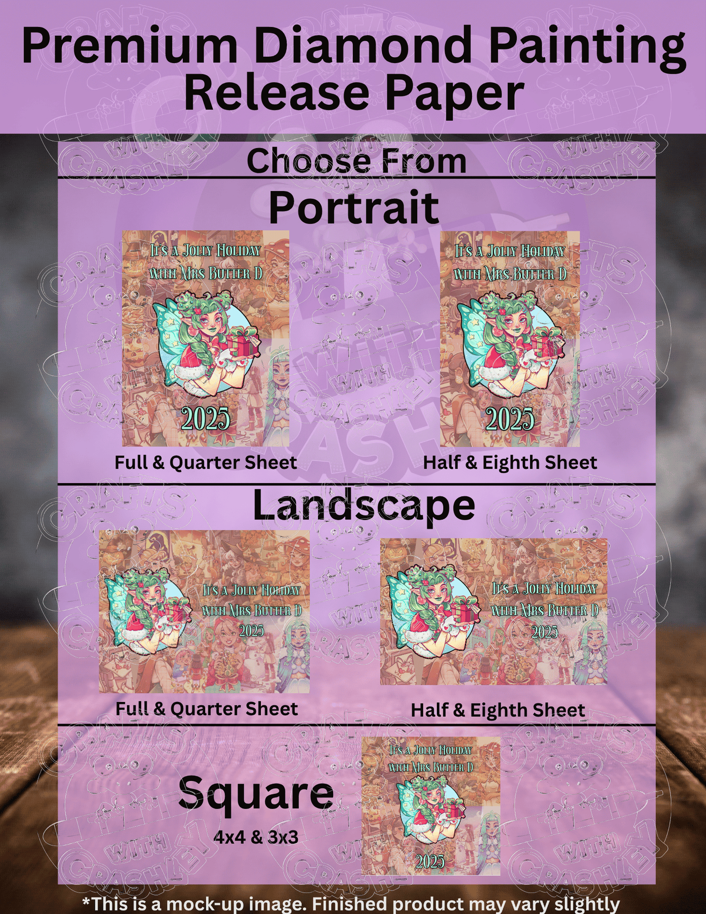 "It's a Jolly Holiday with Mrs Butter D 2025" by ©Mrs Butter D Premium Accessories for Diamond Painting