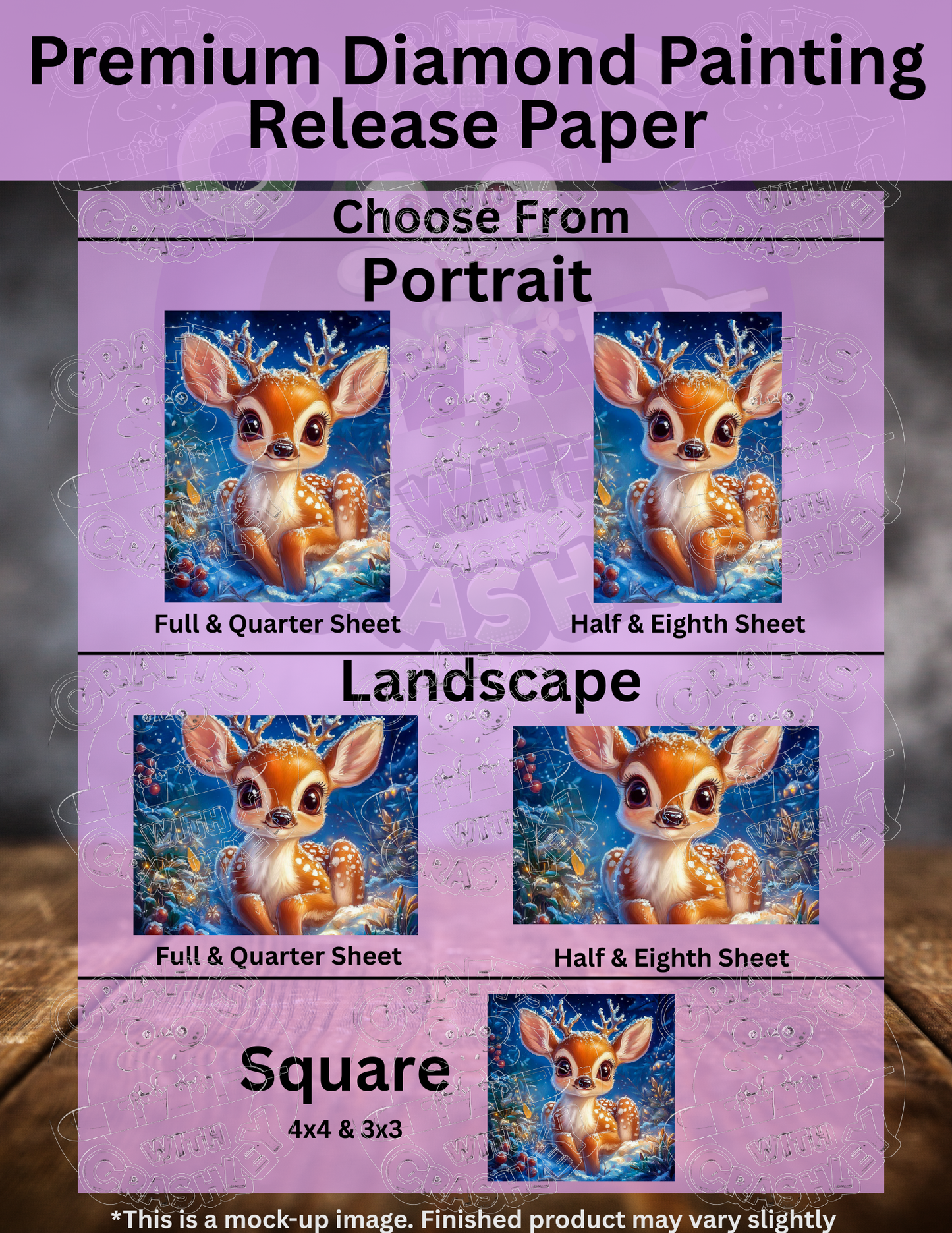 "Gentle as First Snow" by ©Stacy Deal Premium Accessories for Diamond Painting