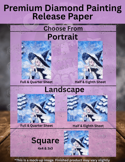 "First Snow" by ©Aria Illustration Premium Accessories for Diamond Painting