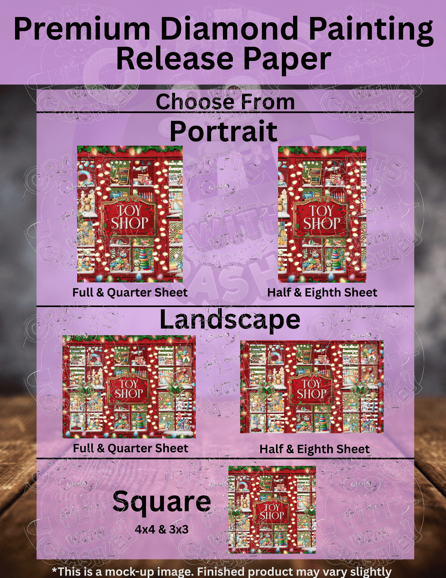 "Toy Shop" by ©Catriona Crehan Premium Accessories for Diamond Painting