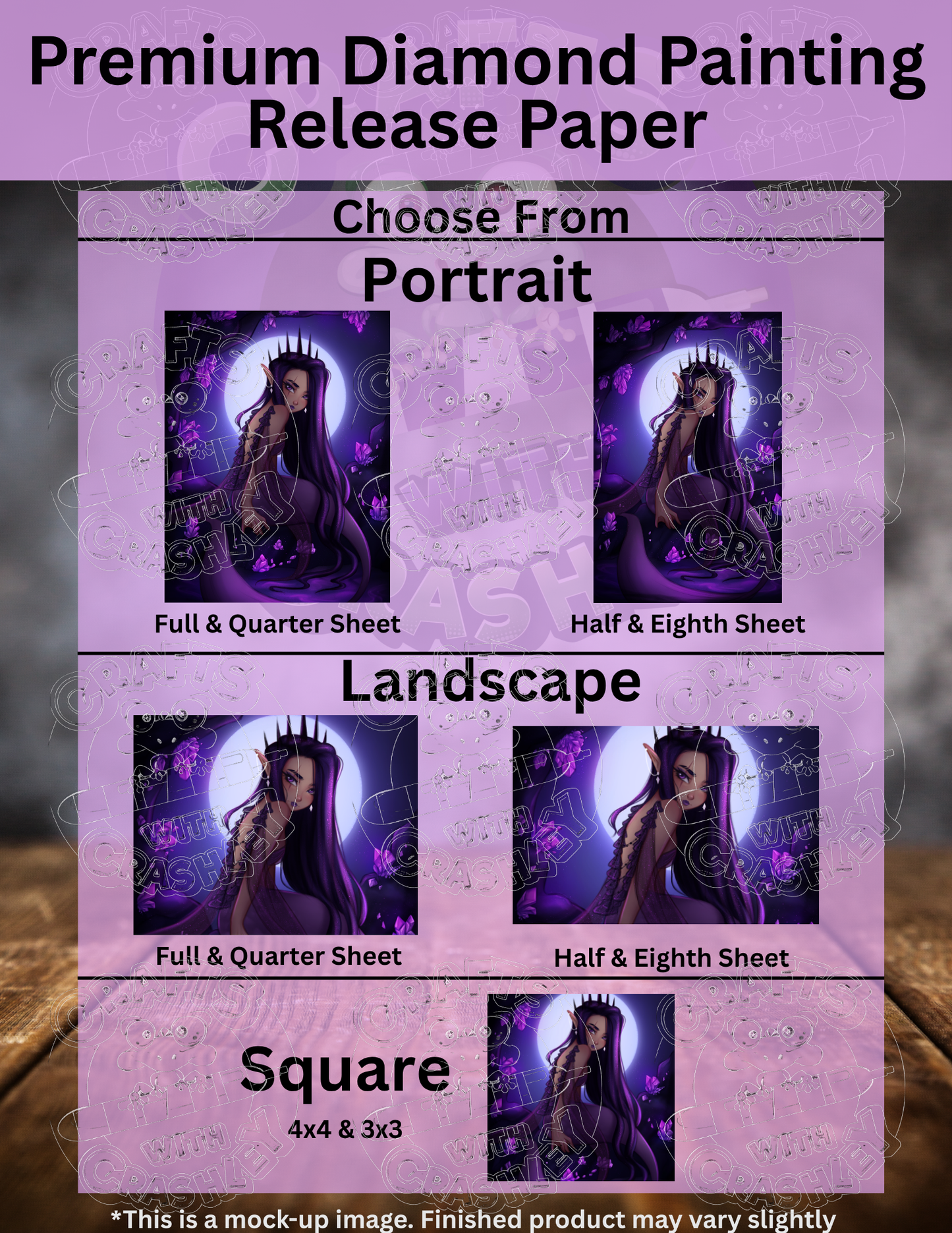 "Deity of the Forgotten" by ©Femke Deborah Premium Accessories for Diamond Painting