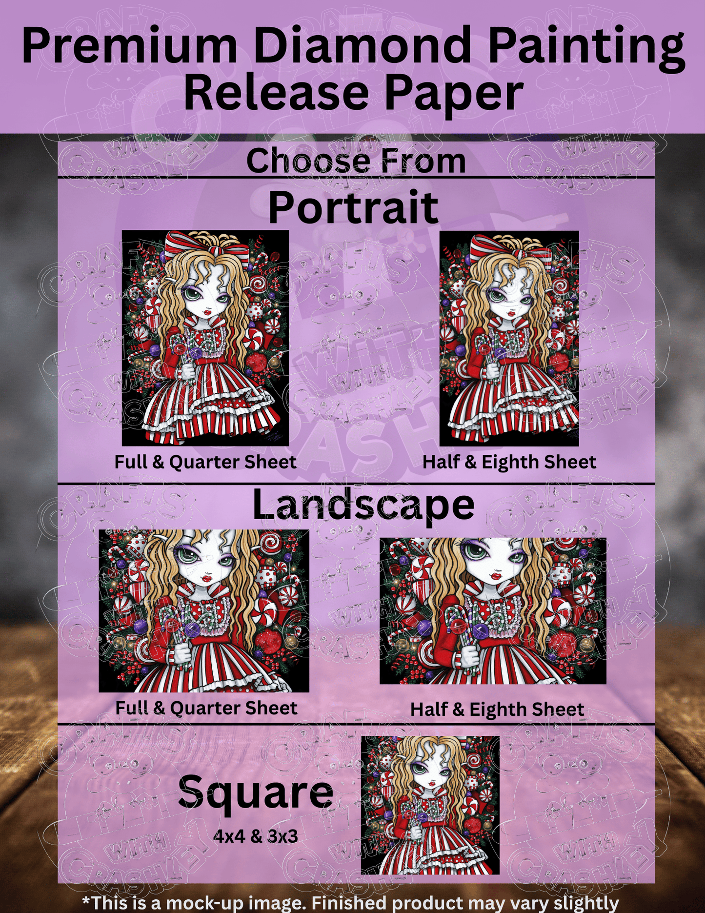 "Minikin Holly" by ©Myka Jelina Premium Accessories for Diamond Painting