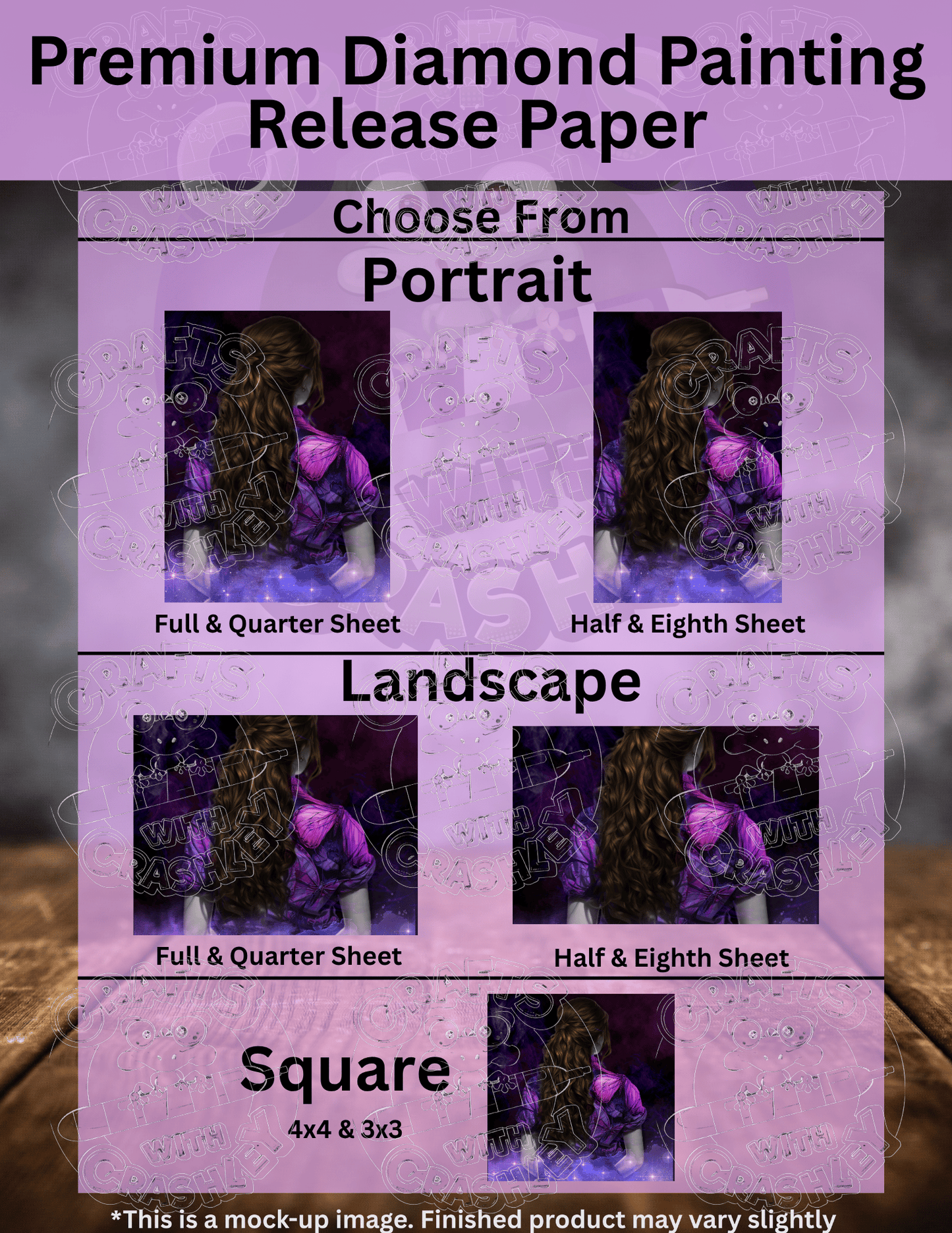 "The Past is Behind Us" by ©Cheryl Carpenter Premium Accessories for Diamond Painting