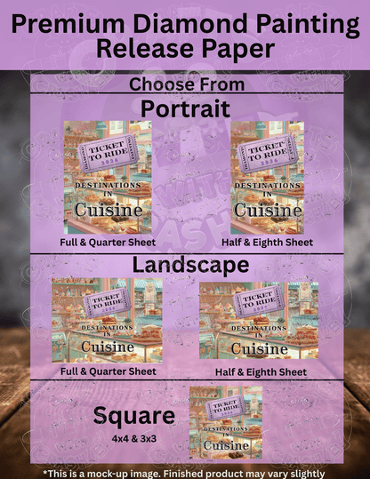 "Ticket to Ride 2026 Bakery" Premium Accessories for Diamond Painting