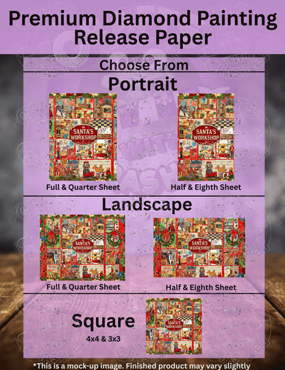 "Santa's Workshop" by ©Catriona Crehan Premium Accessories for Diamond Painting