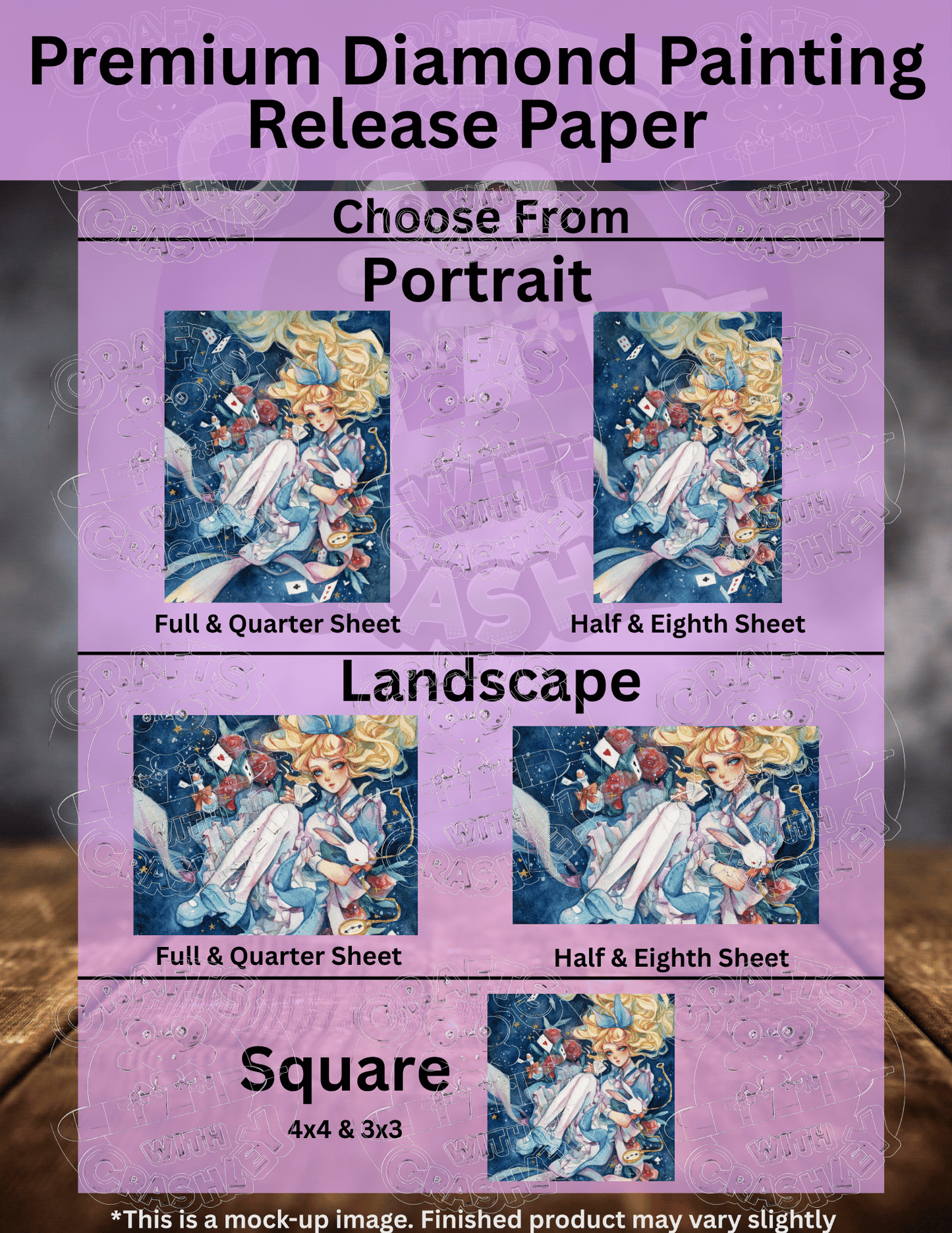 "Down the Rabbit Hole" by ©Margaret Morales Premium Accessories for Diamond Painting