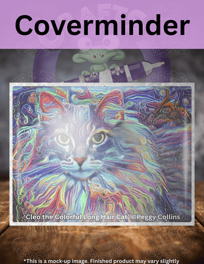 "Cleo the Colorful Long Hair Cat" by ©Peggy Collins Premium Accessories for Diamond Painting