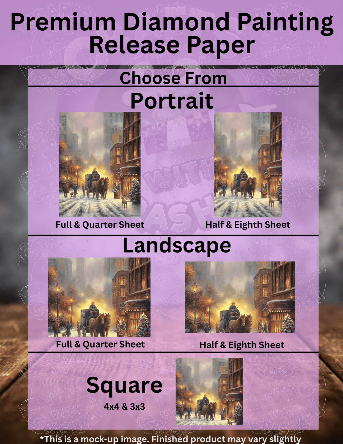 "Carraige Ride" by ©Chuck Pinson Premium Accessories for Diamond Painting