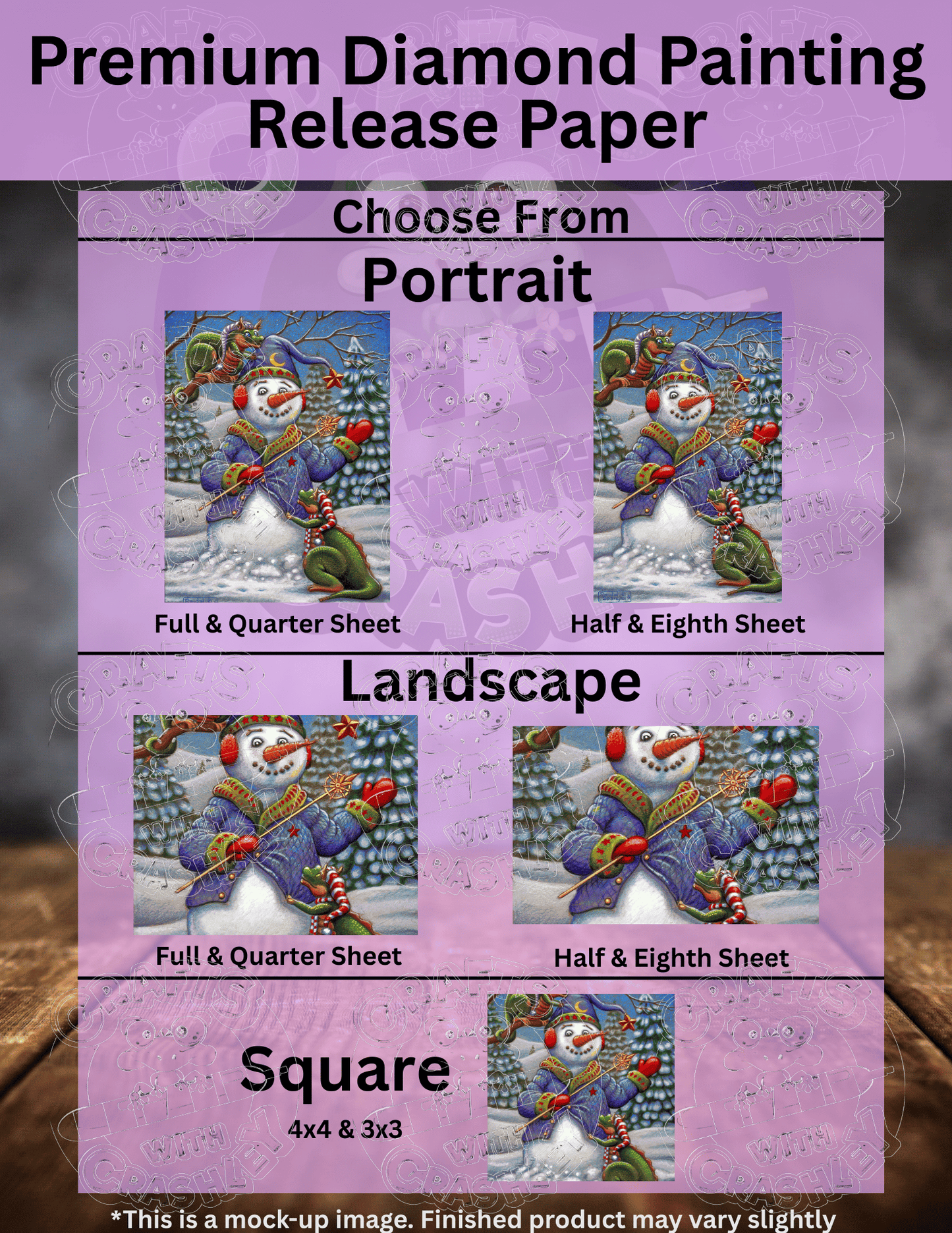 "Snowman Magic" by ©Randal Spangler Premium Accessories for Diamond Painting