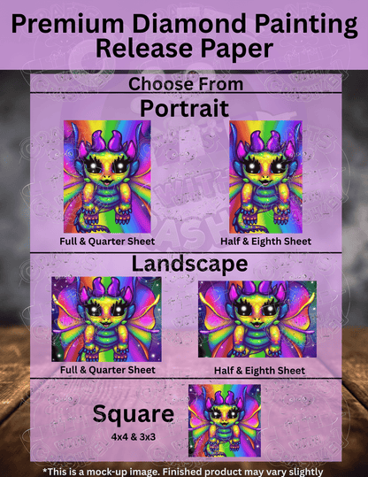 "Rainbow Dragon" by ©Emma Casey Premium Accessories for Diamond Painting