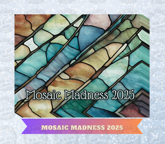 "Mosaic Madness 2025" Decorative Diamond Painting Release Papers