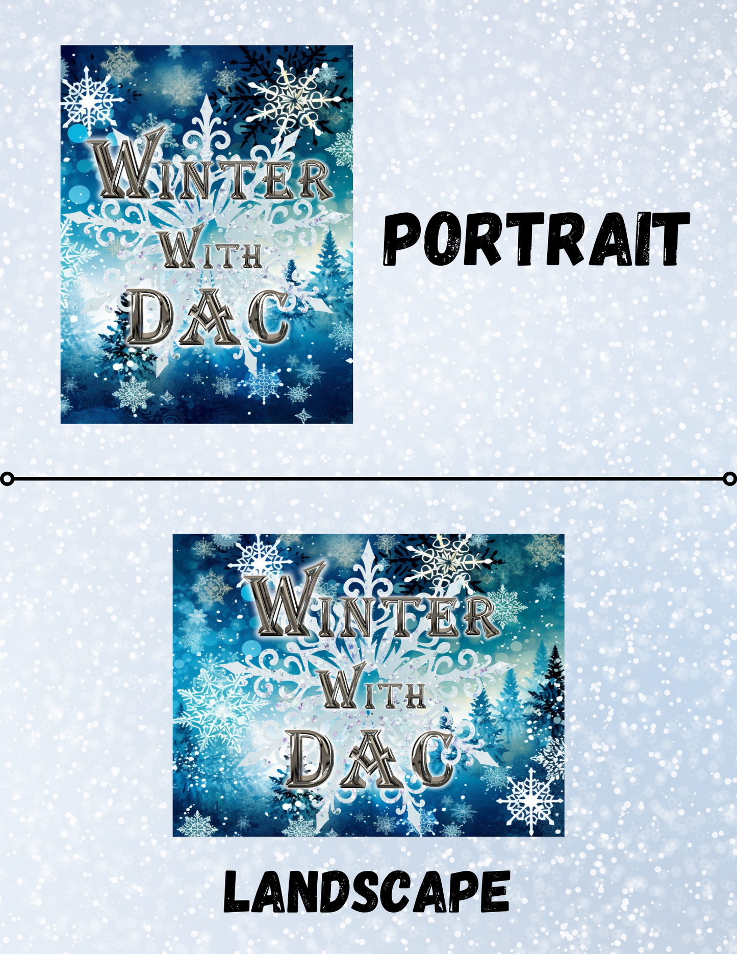 "Winter with DAC" Decorative Diamond Painting Release Papers