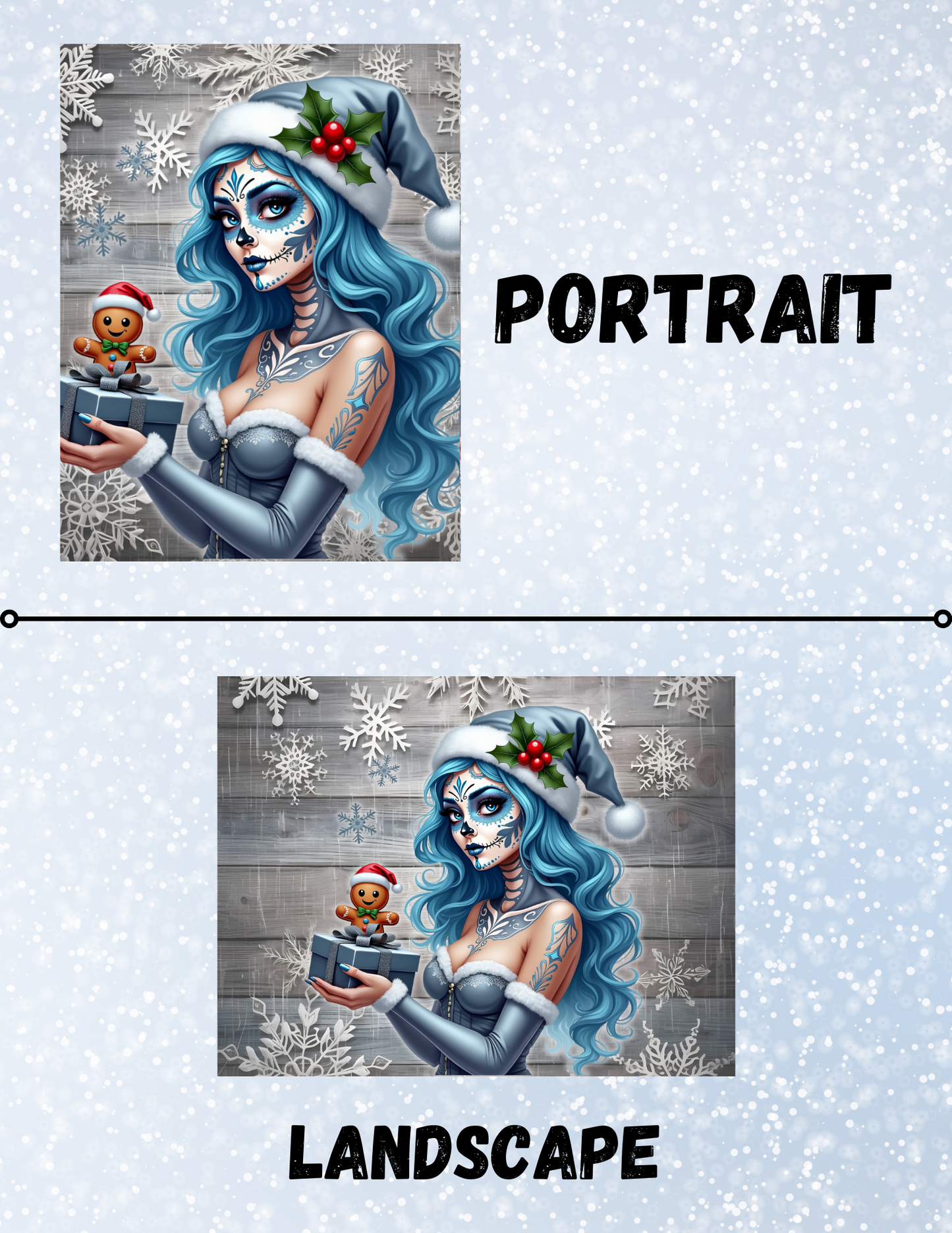 "Sugar Skull Christmas" Decorative Diamond Painting Release Papers