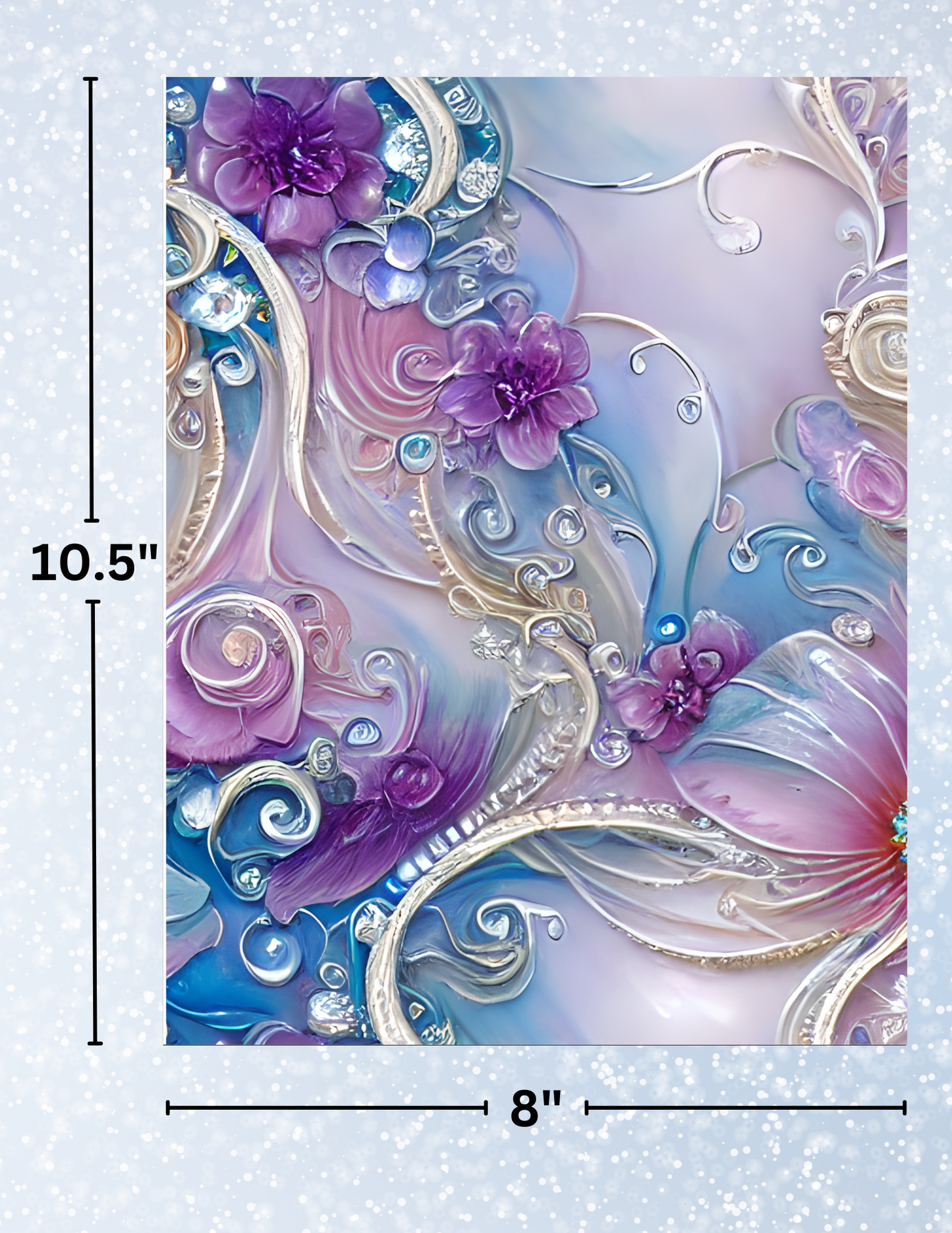 "Pearly Gems" Decorative Diamond Painting Release Papers